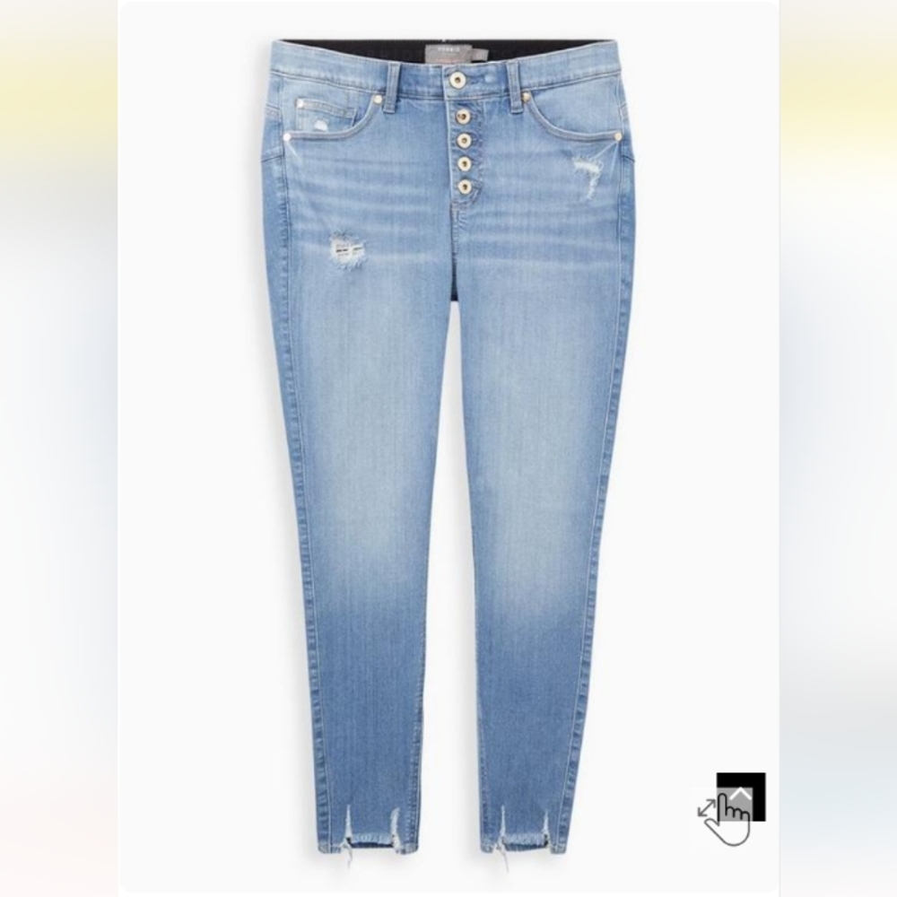 Torrid Bombshell Skinny Stretch High Rise Jeans